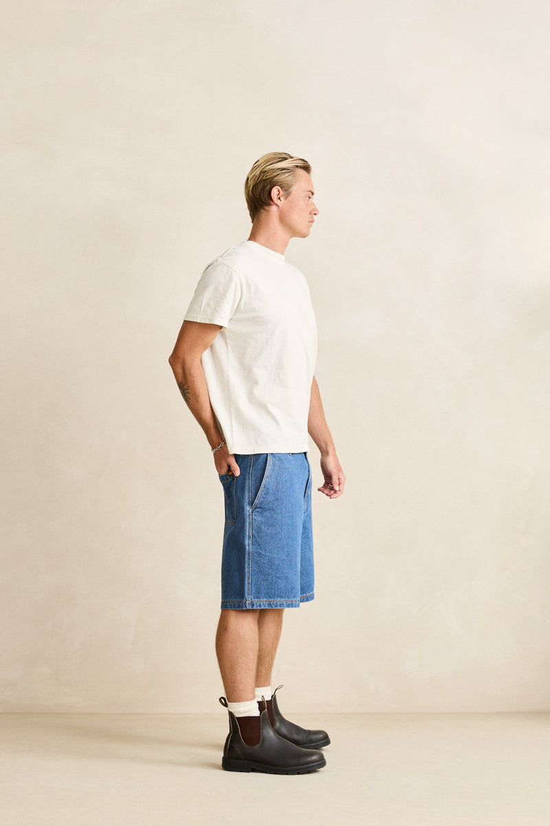 Essential Denim Short Blue