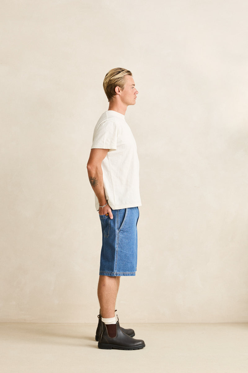 Essential Denim Short Blue
