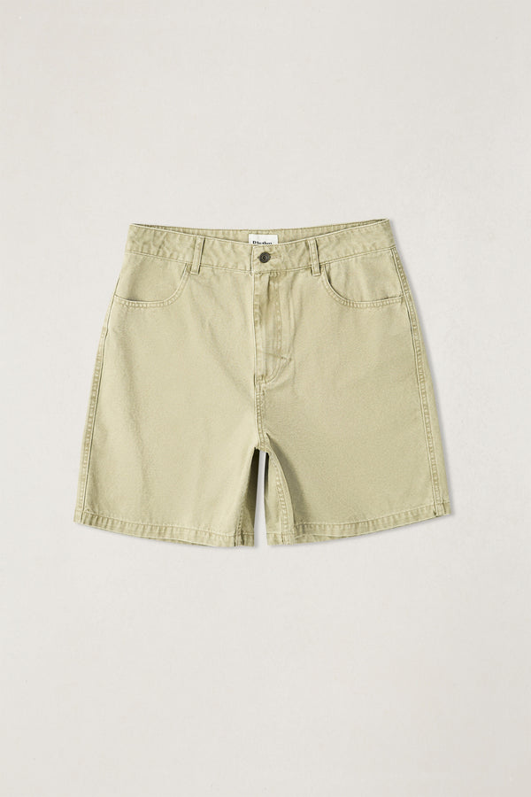Washed Canvas Short Beige