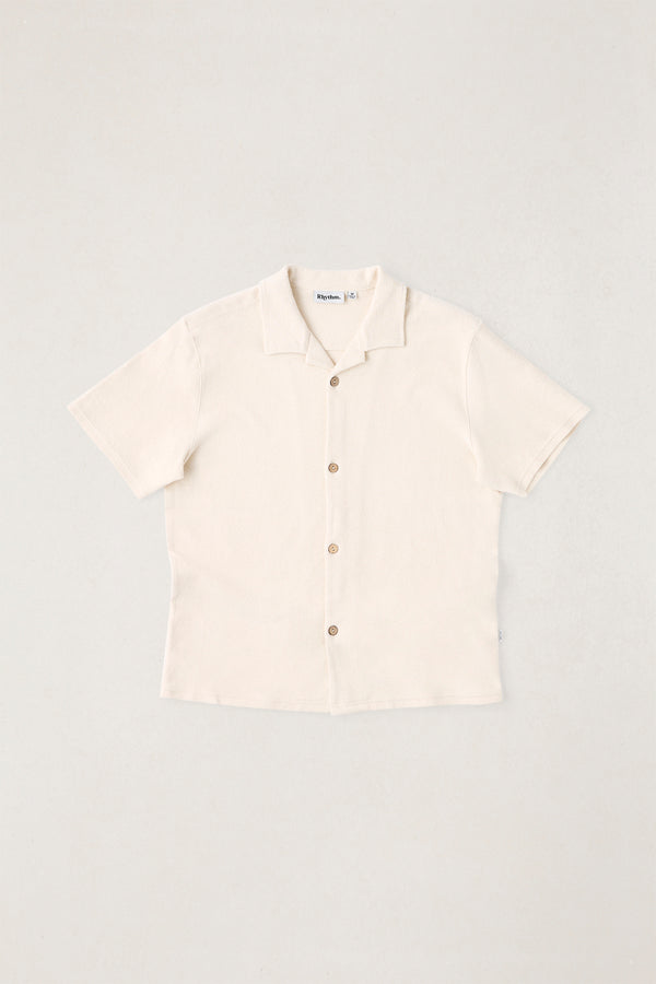 Reverse Terry Ss Shirt Natural