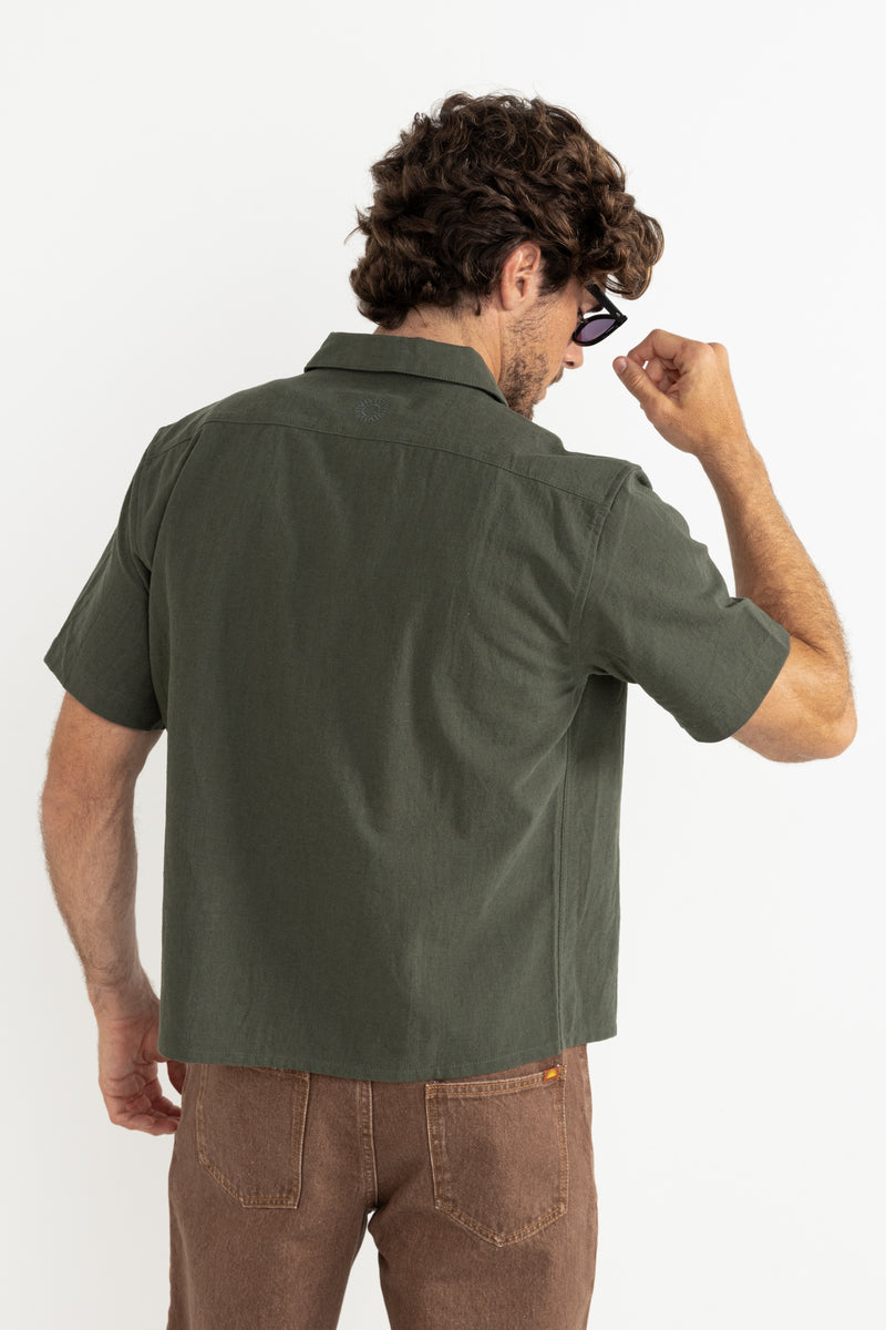 Grange Crop Ss Shirt Forest