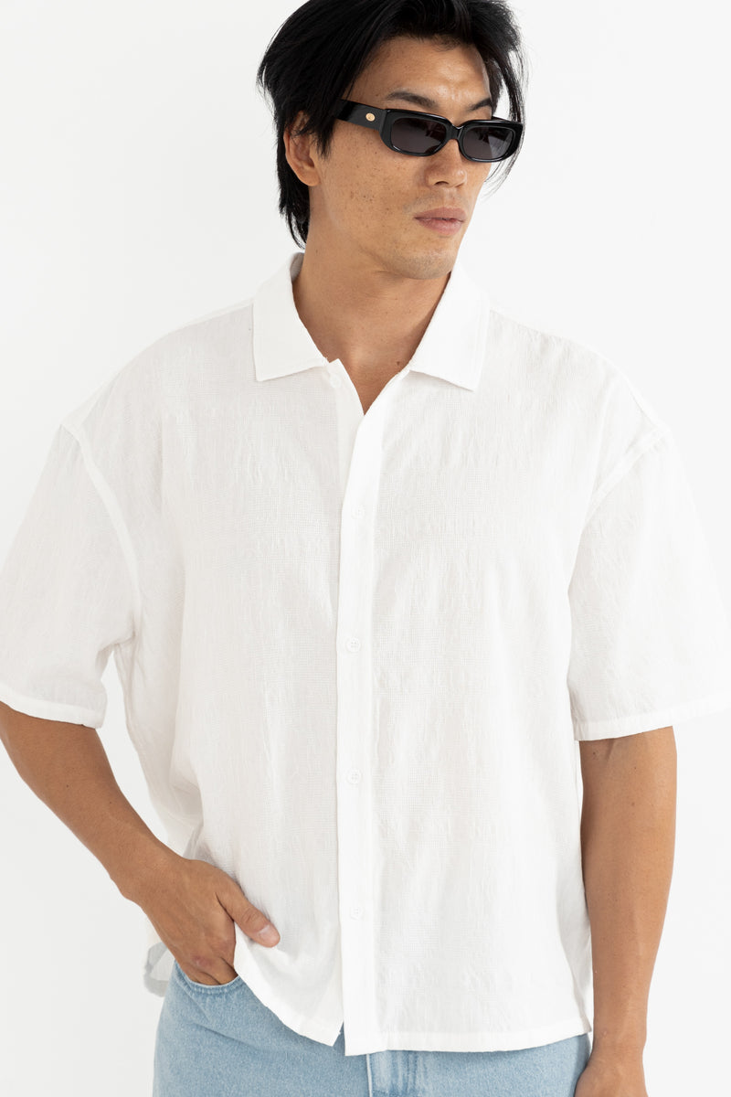 Reverb Relaxed Ss Shirt White