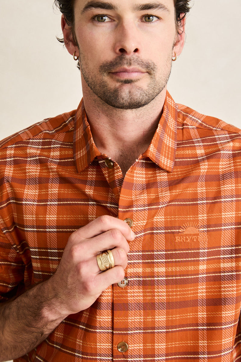 Heritage Bloom SS Shirt Tobacco