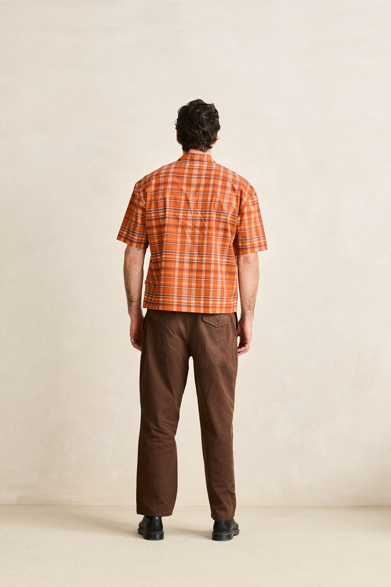 Heritage Bloom SS Shirt Tobacco