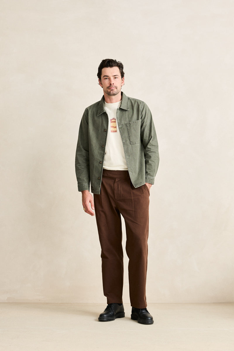 Field Guide LS Shirt Stone