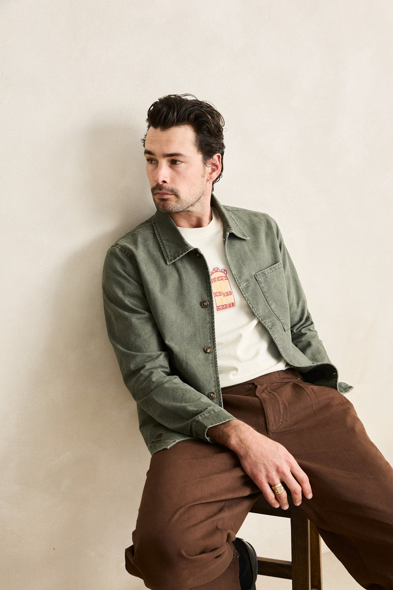 Field Guide LS Shirt Stone
