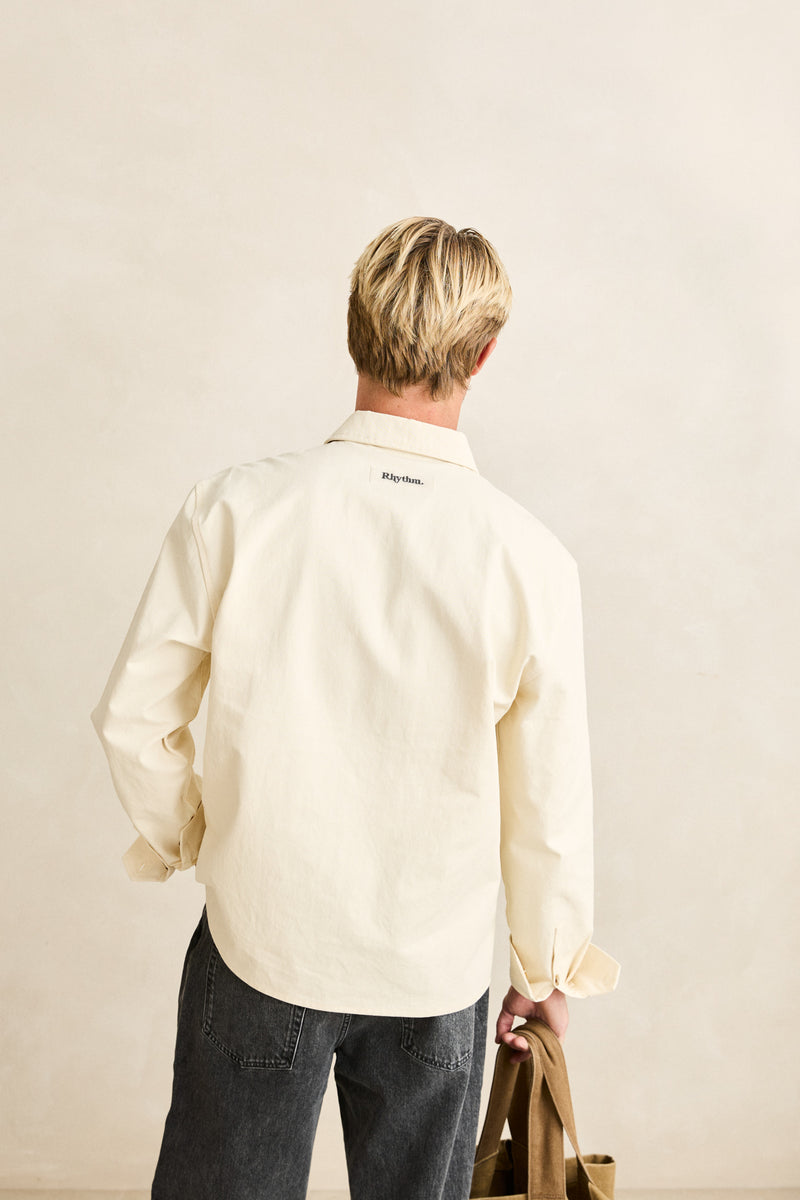 Tack Ls Shirt Off White