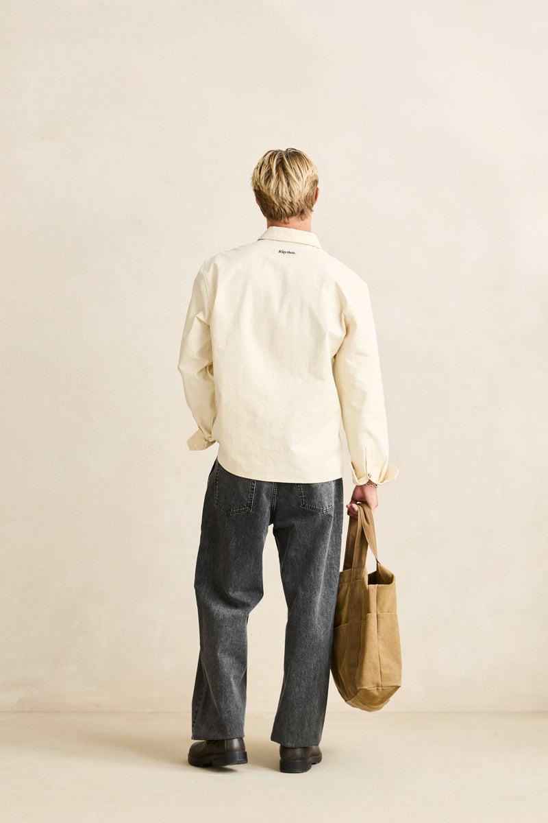 Tack Ls Shirt Off White