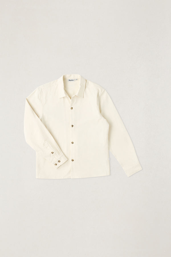 Tack Ls Shirt Off White