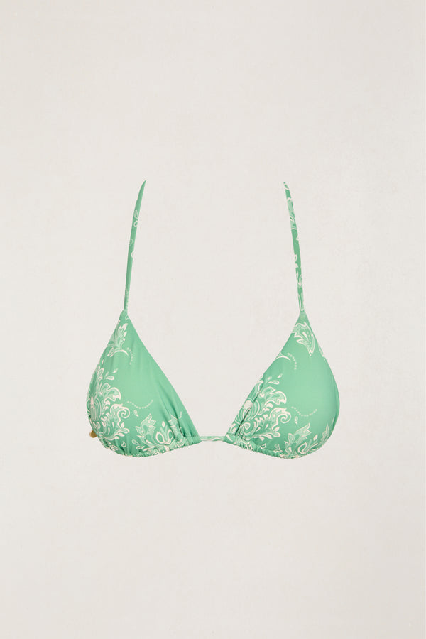 Brocade Slide Tri Top Palm