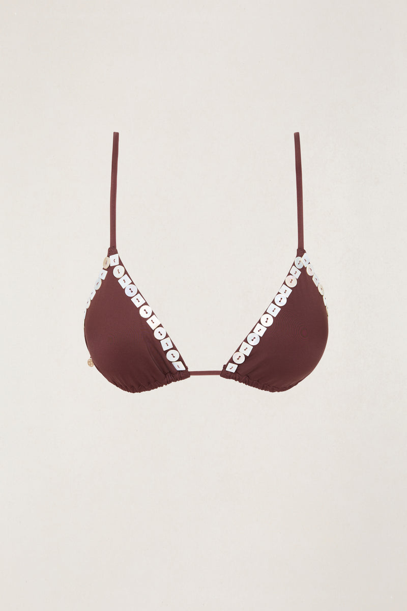 Petra Slide Tri Top Brown