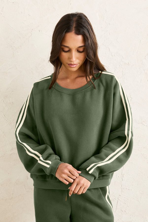 Contrast Sweatshirt Sage