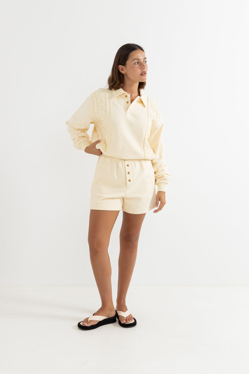 Eloise Fleece Short Cream