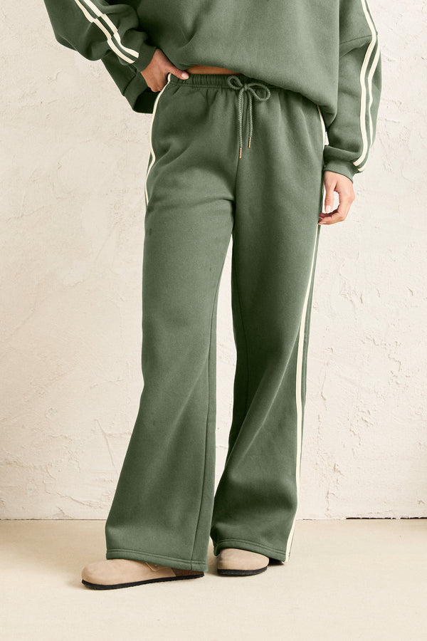 Contrast Track Pant Sage