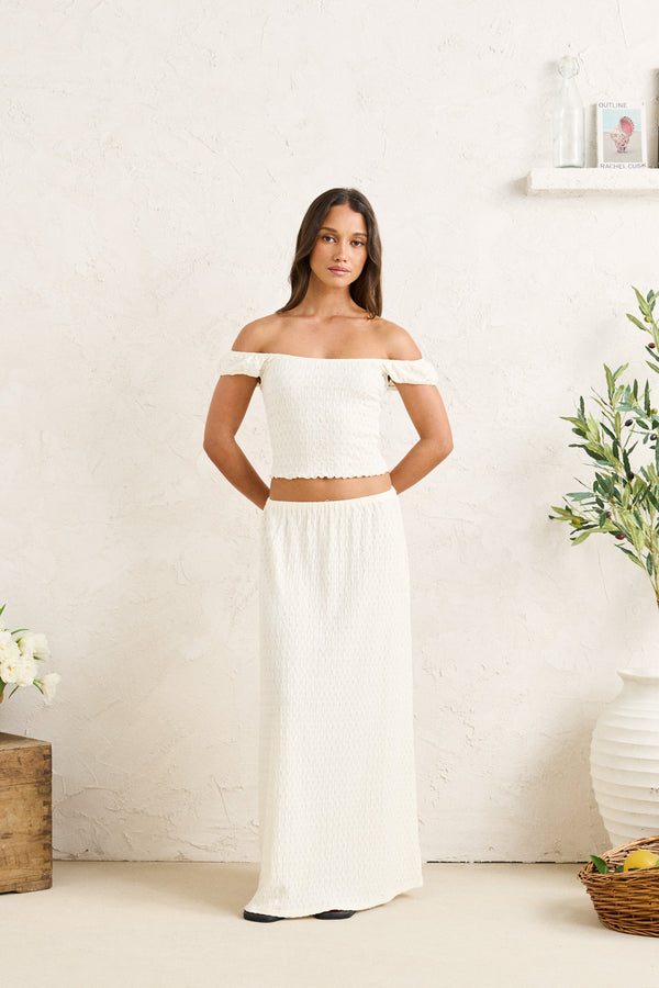 Maya Lace Top White
