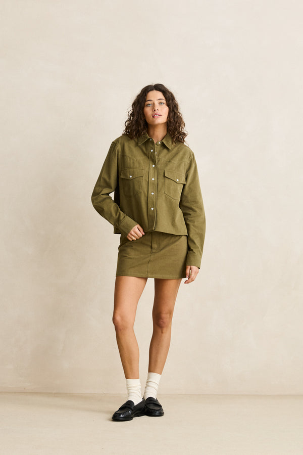 Western Prairie Overshirt Olive
