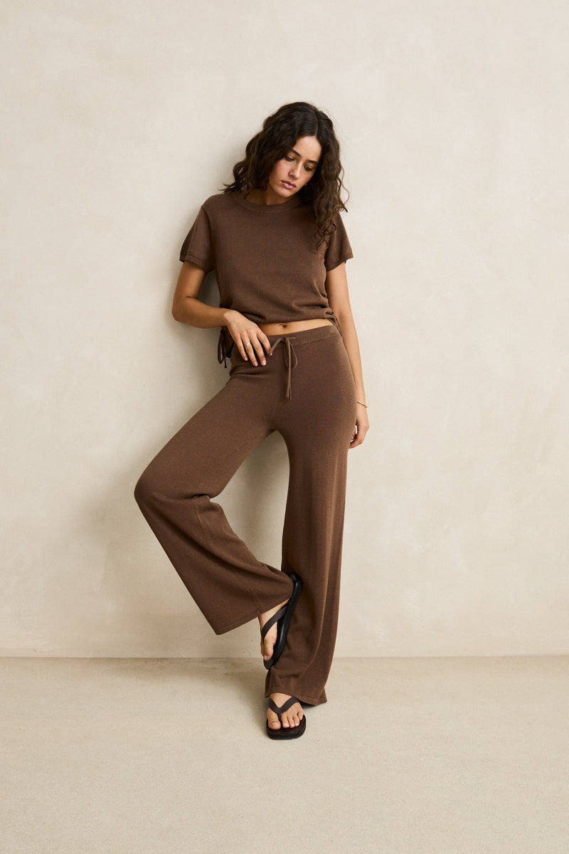 Vali Knit Top Chocolate