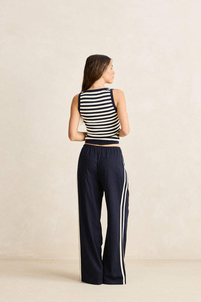 Daybreak Stripe Knit Tank Ocean