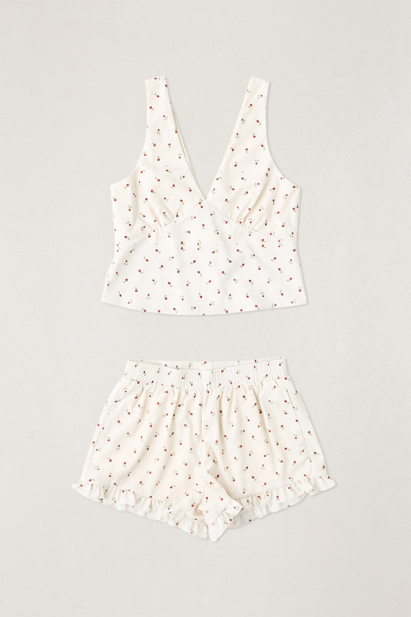 Paloma Lace Top Berry