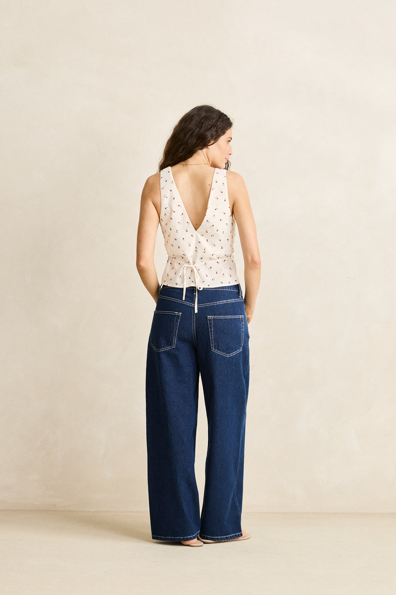 Paloma Lace Top Berry