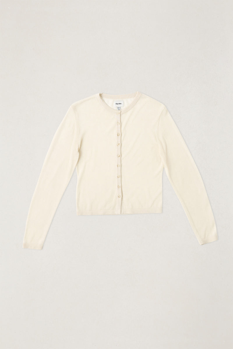 Rumi Sheer Knit Set Natural