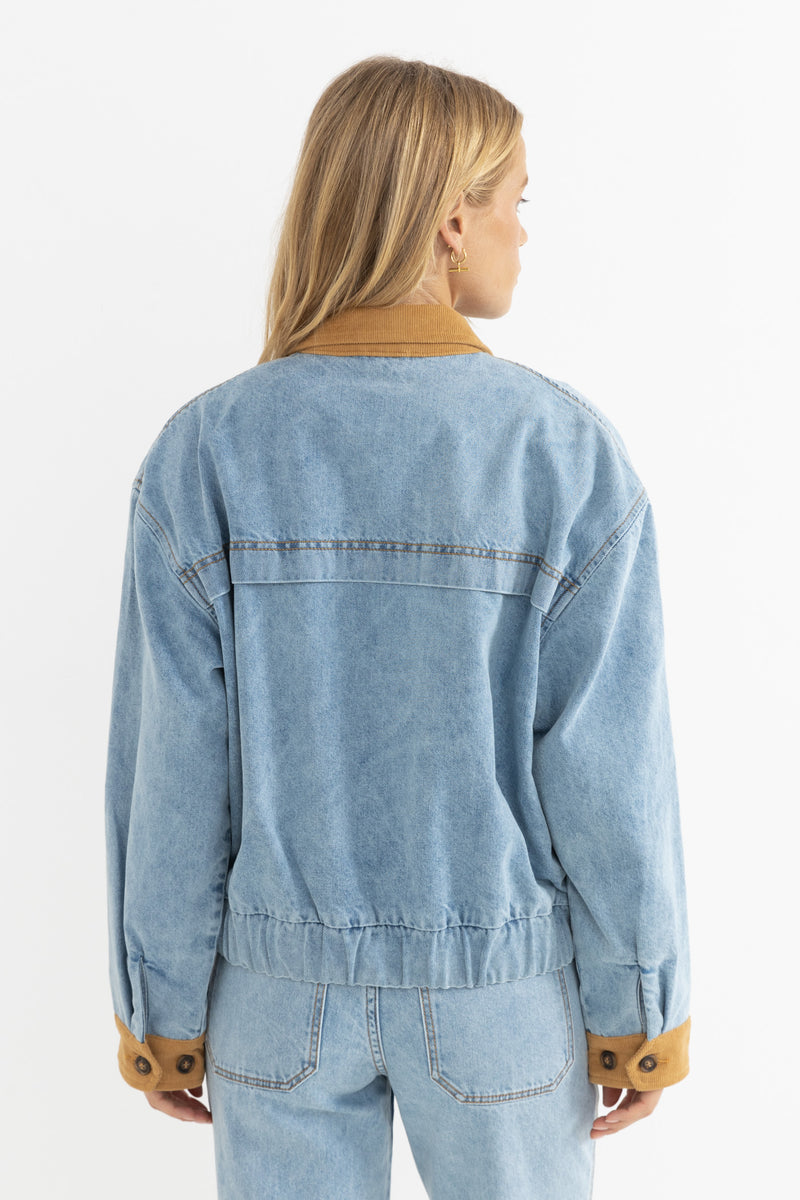 Mila Insulated Denim Jacket Denim