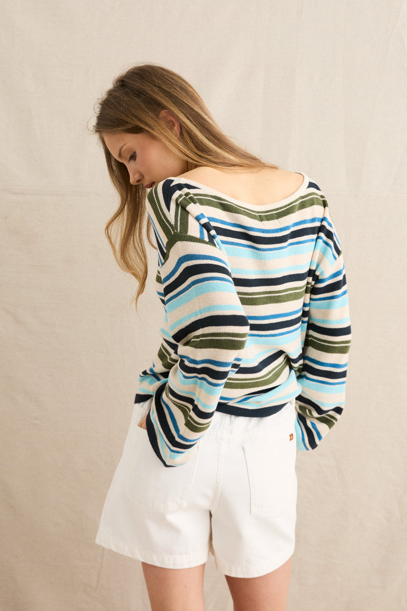 Luella Striped Knit Jumper