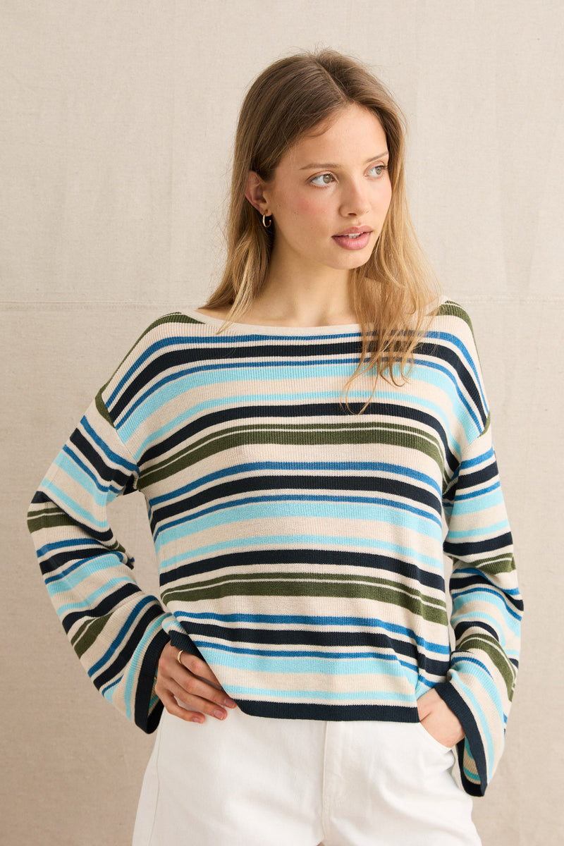 Luella Striped Knit Jumper
