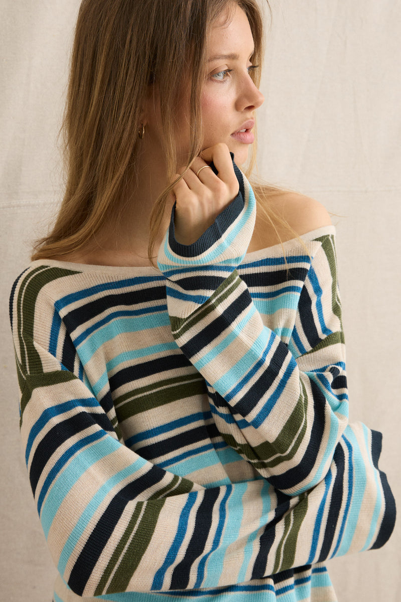 Luella Striped Knit Jumper