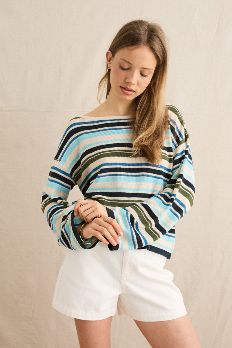 Luella Striped Knit Jumper