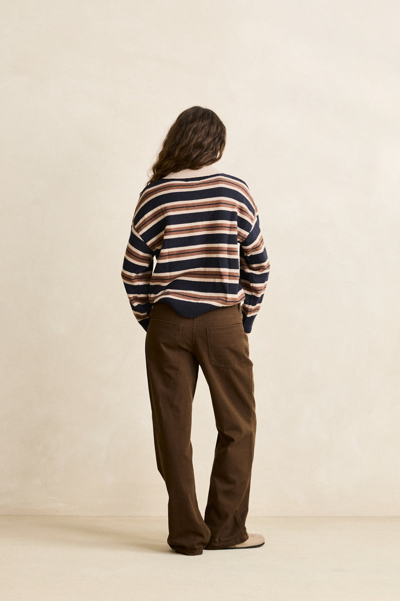 Shoreline Rugby Sweater Sand