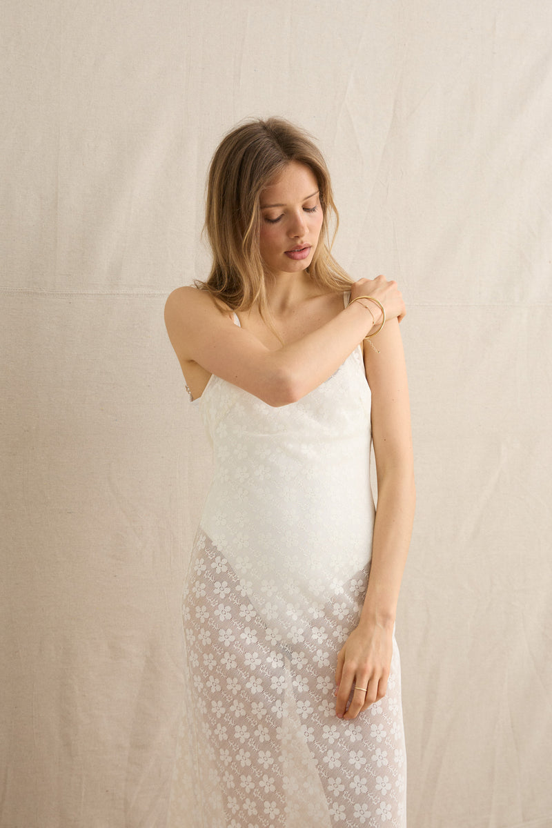 Bardot Lace Midi Dress