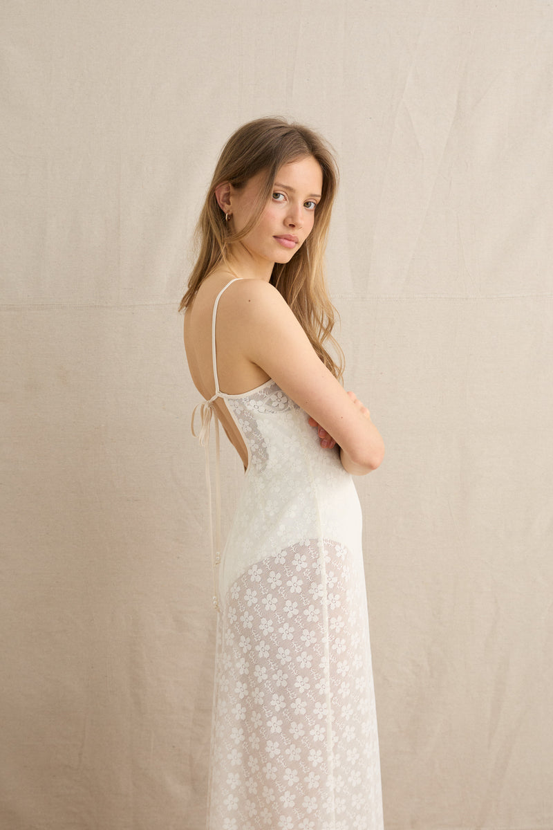 Bardot Lace Midi Dress