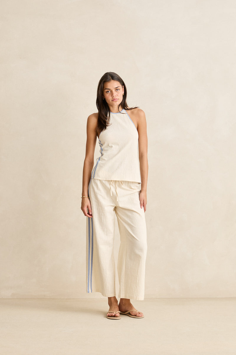 Tinker Stripe Top Cream