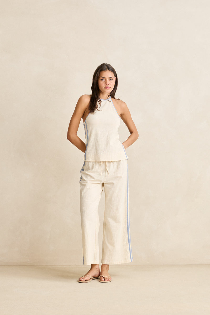 Tinker Stripe Pant Cream