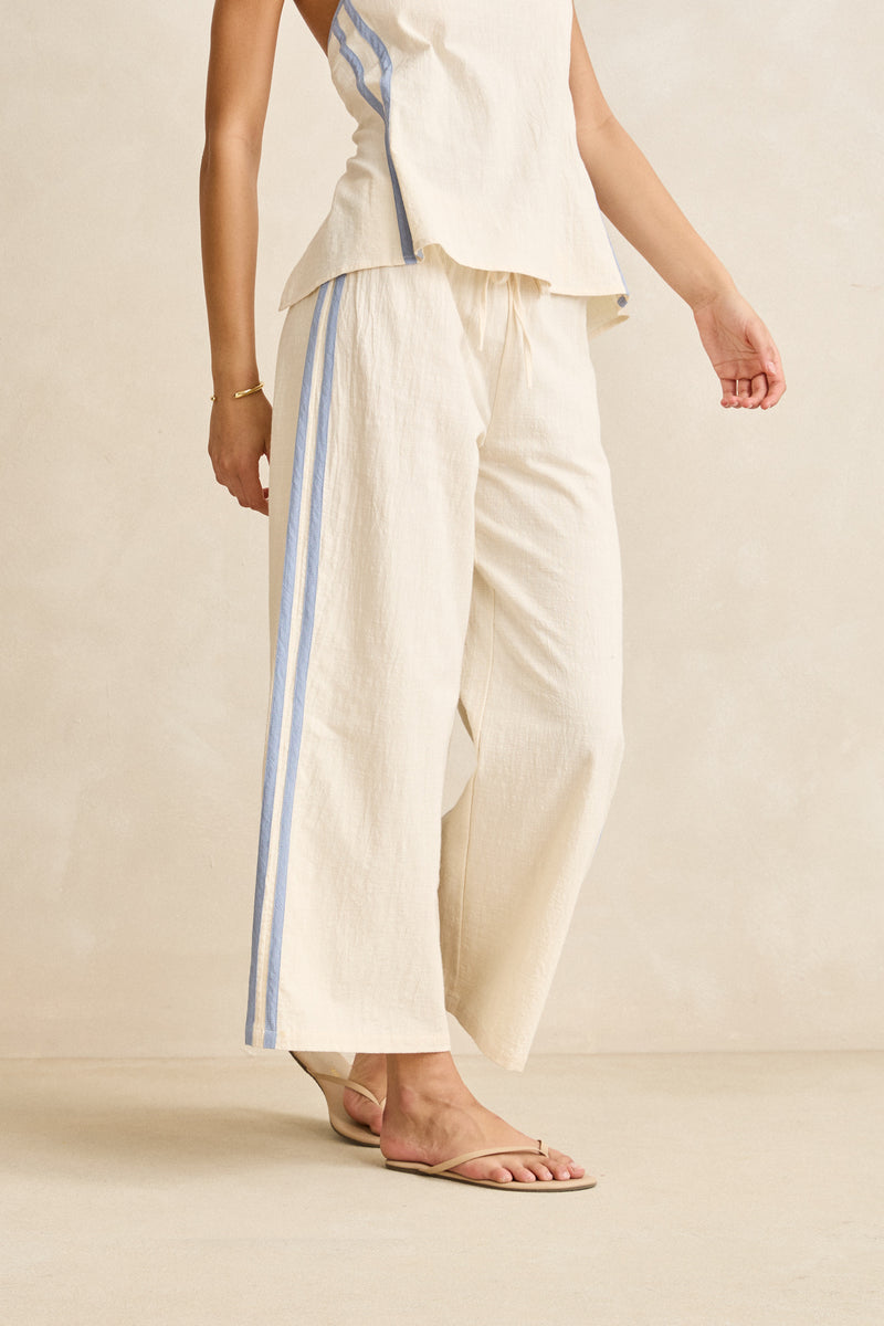 Tinker Stripe Pant Cream