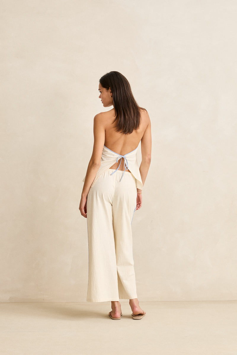 Tinker Stripe Pant Cream