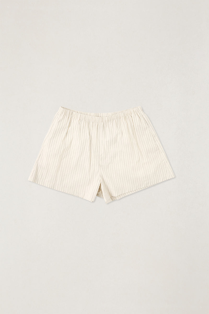 Cove Stripe Beach Short Oat