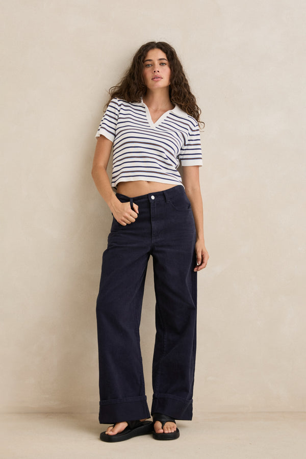 Jasper Turnback Pant Slate