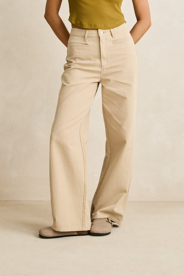 Sundown High Waist Pant Sand