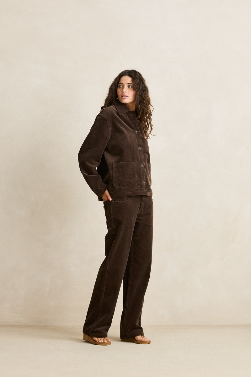 Luca Cord Pant Chocolate