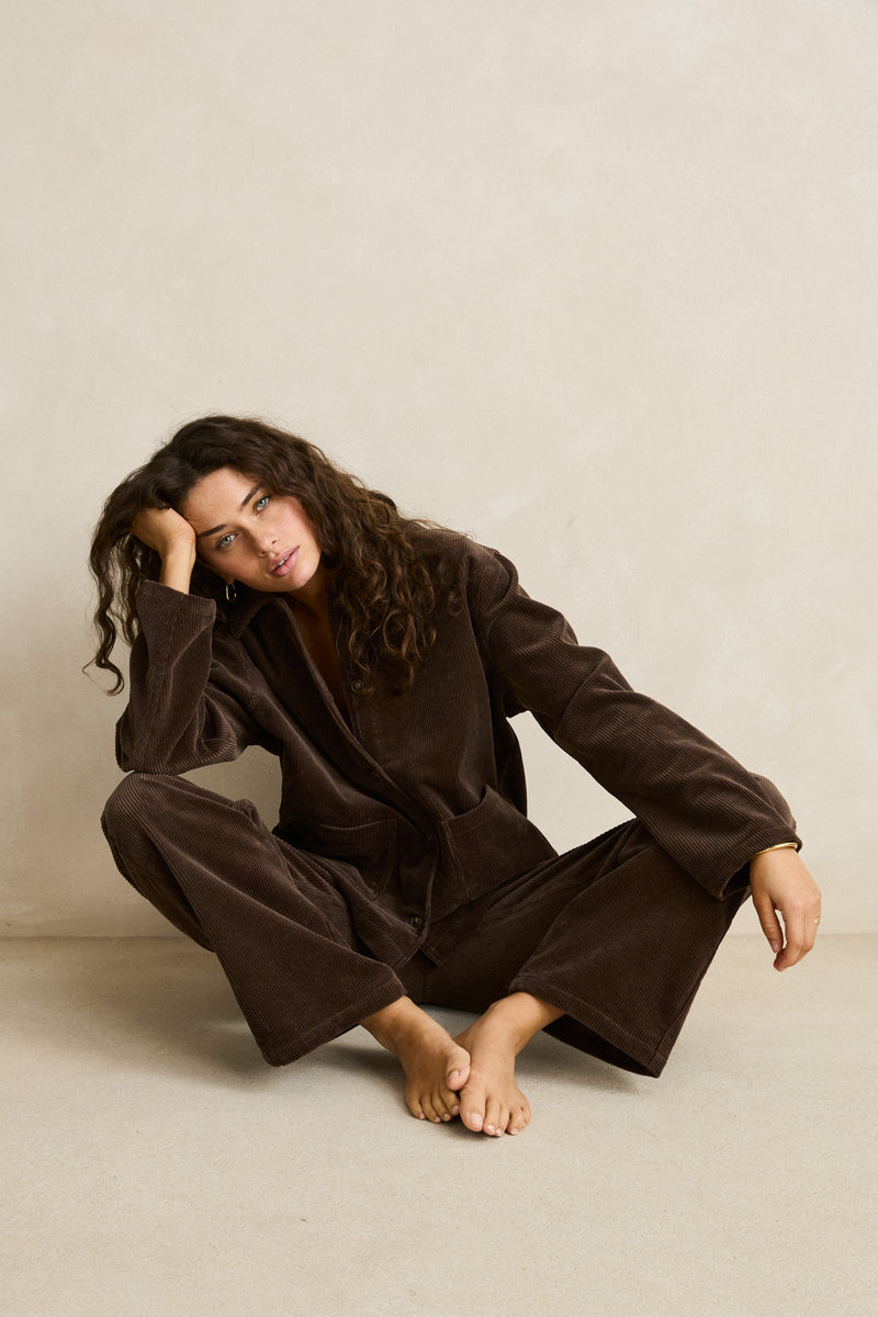 Luca Cord Pant Chocolate