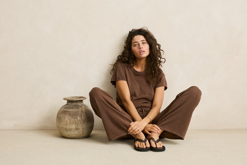 Vali Knit Pant Chocolate