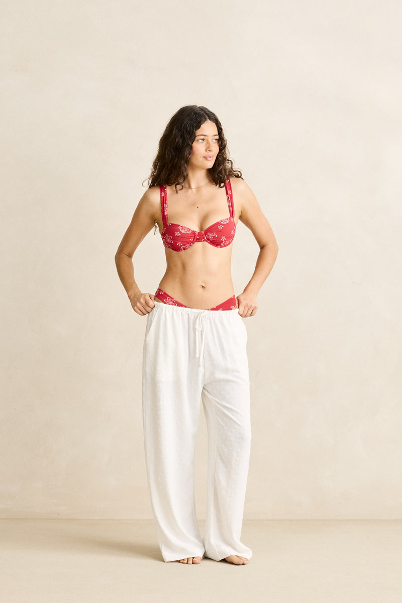 Leni Beach Pant White