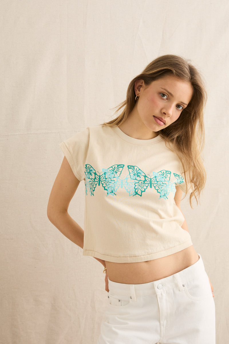 Butterfly Lei Tee