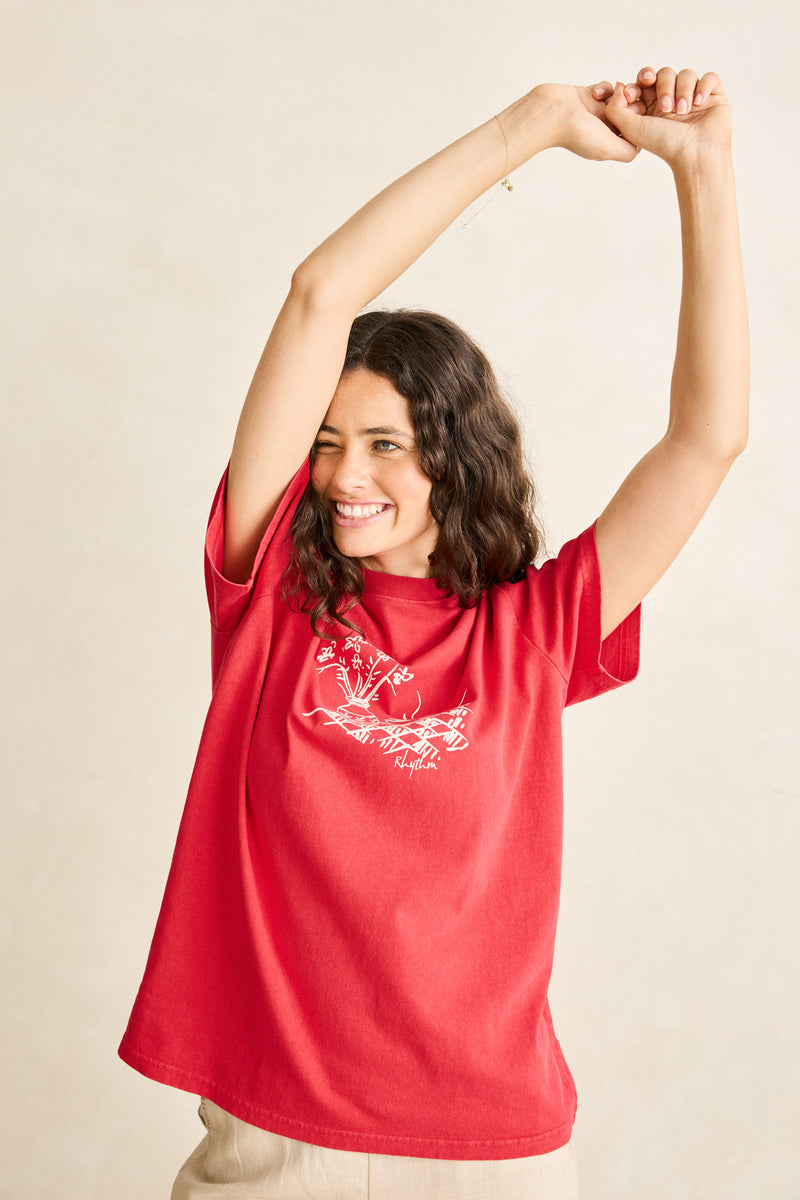 Simple Things Vintage Tee Washed Red