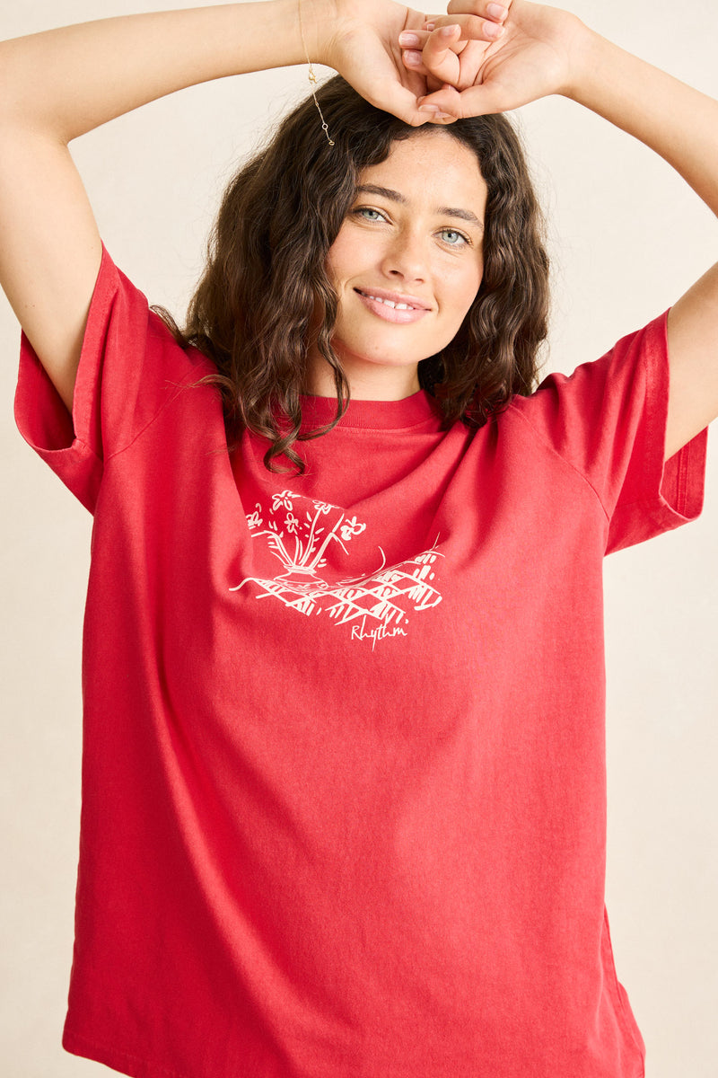 Simple Things Vintage Tee Washed Red