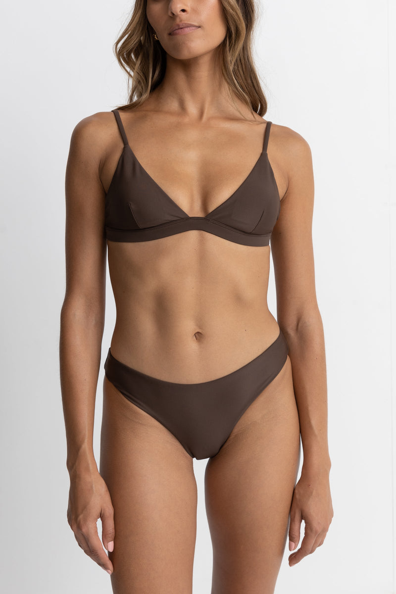 Classic Bralette Top Chocolate