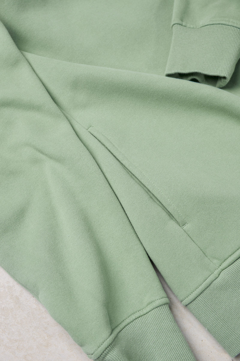 Classic Fleece Hood Seafoam