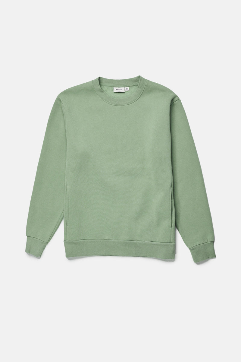 Classic Fleece Crew Seafoam